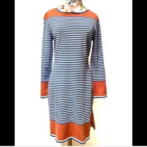 Sail to Sable Striped Shift Dress